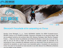 Tablet Screenshot of corse-montagne.com